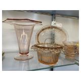 Pink Depression Glassware