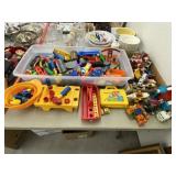 Toys, Storage Tote and Lid