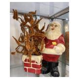 Vintage Chalkware Santa