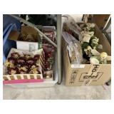 (3) Boxes of Christmas Ornaments and Decor