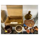 Cigar Box, Redware and Decorative Pottery