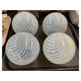 (4) New Opalescent Glass Shades