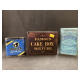 (3) Tobacco Tins