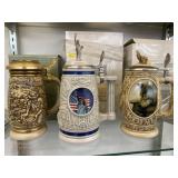 (3) Avon Beer Steins
