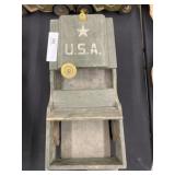 Vintage Wooden Toy Jeep