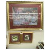(3) Framed Prints