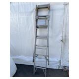 8ft Folding Extension Alum. Ladder