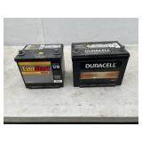 (2) 12V Car Batteries