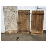 3 Vtg. Doors