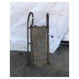 Vintage Wooden Sled