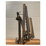 Antique Wooden Wood Clamps