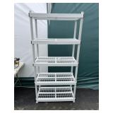 5-tier Plastic Storage Shelf