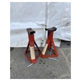 (2) Light Duty Jack Stands