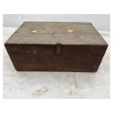 Vtg. Wooden Lidded Box