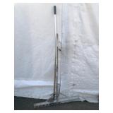 Alum. Ground Rake, Hoe & Fork