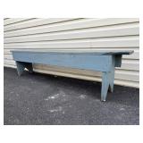 Vtg. Wooden Bench