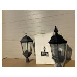 (2) Designers Fountain Post Lamps