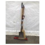 Brooms, Stone Rake, Shovels
