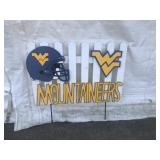 West Virginia Mountaineers Picket Sign