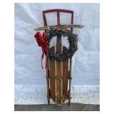 Vtg. Metal Runner Sled
