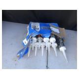(10) Tubes of Various Caulk/Adhesive