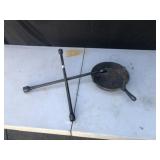 Cast Iron Skillet & Lug Wrench