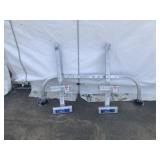 Pair of Aluminum Ladder Jacks and Ladder stabilize