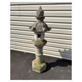 Concrete Oriental Form Garden Piece