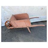 Wooden Wheelbarrow