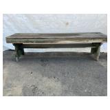 Antique Mortise Leg Bench