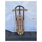 Speedaway Vtg. Metal Runner Sled