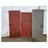 3 Vtg. Doors