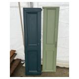 Solid Panel Shutter & Wooden Paneled Door