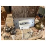 (3) Vintage Oil Cans & Freightliner Plaque