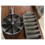 Cast Iron Corn Mold & Cornbread Skillet