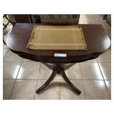 Mahogany Tilt Top Game Table