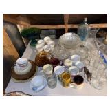Glass Canisters, Mugs, Pattern Glass