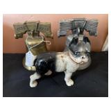 (3) Cast Metal Still Banks