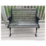 Cast Metal Bench