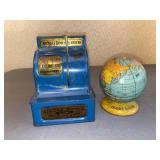 (2) Tin Litho and Pressed Steel Still Banks