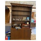 2 Part Cherry Bookcase