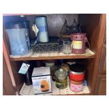 Candles, Salt Lamp, Home Decor