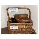 Woven Baskets, Umbrellas