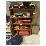 4-Shelf Wooden Bookcase