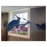 (2) Wooden String Puppet Birds