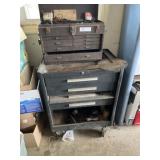 (2) Piece Tool Chest with Hand Tools
