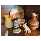 Oriental Chinaware with Porcelain Figurines