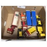 Miniature Tonka Trucks, Trailers, Etc Tray Lot