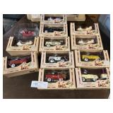 (12) Diecast Metal Pedal Power Toys