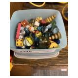 Grouping of Vintage Dice & Marbles
